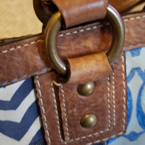 COACH Vintage Patchwork Shoulder Bag in Multicolors - Picture 6 of 12